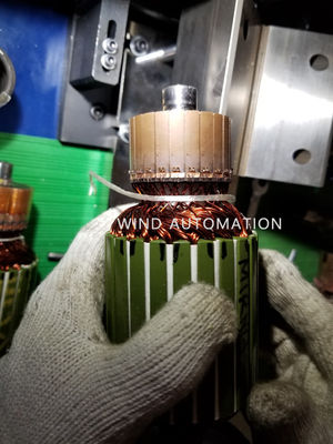 中国 ワイヤスポットコンムーター 融合機 12V 24V DC ブラシモーター ホットスタッキング サプライヤー