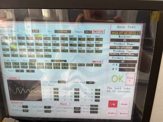 WIND-ATS-300 AC DC モーター ワイディング マシン ダブル ステーション 装甲 試験 パネル サプライヤー