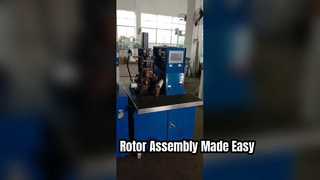 ローター組立用油圧プレス機