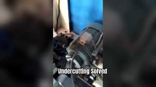 整流子スロットのアンダーカット